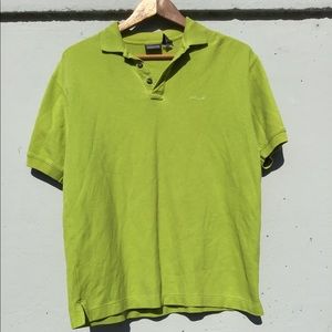 Patagonia Cotton Polo Chartreuse S